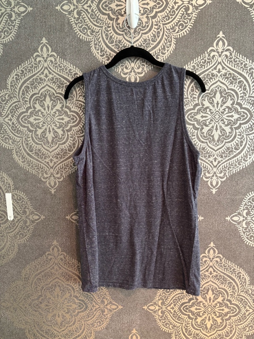 Goodfellow & Co Heathered Dark Blue Crewneck Tank - Picture 3 of 3